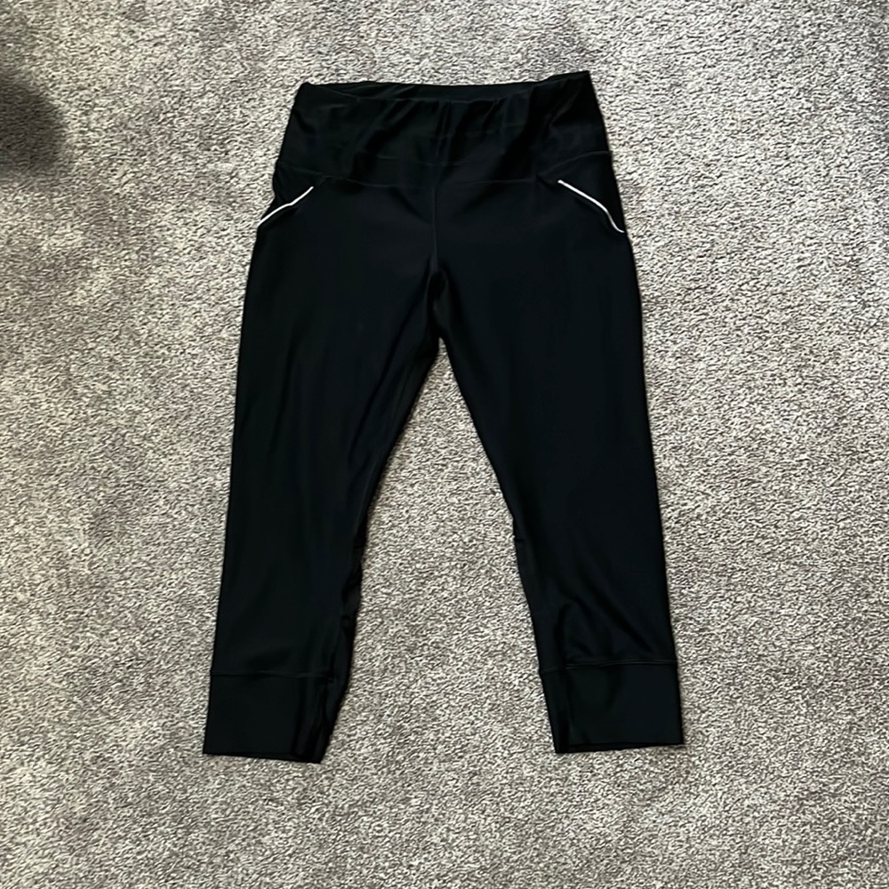 RBX Black Capri Athletic Leggings